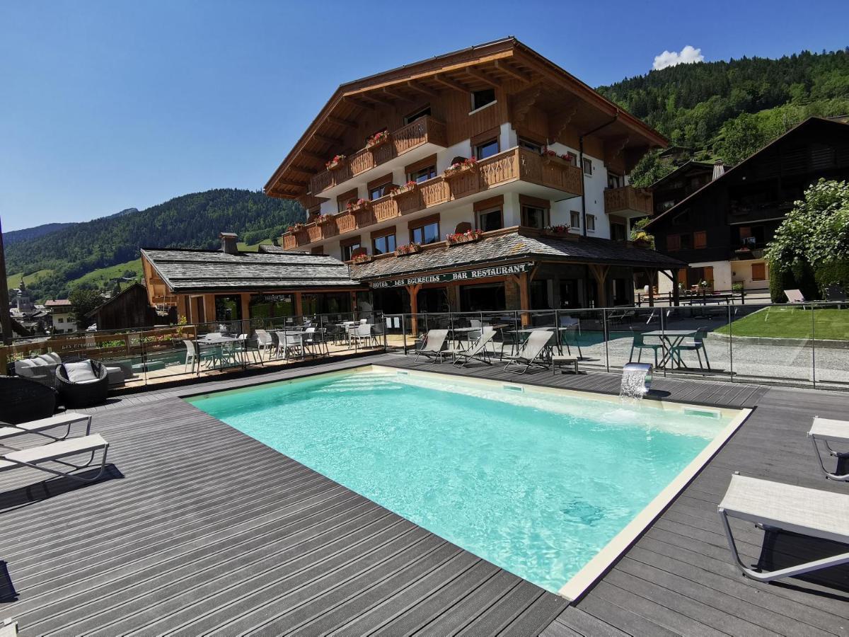 Hotel-Chalet Les Ecureuils Restaurant, Piscine, Garage Le Grand-Bornand Ngoại thất bức ảnh